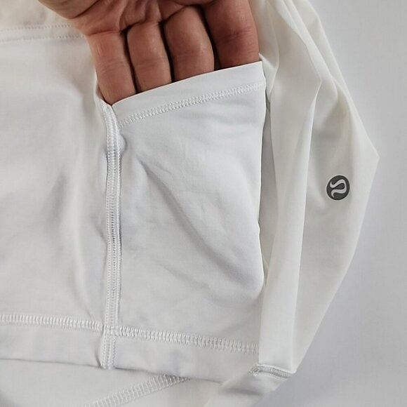 Lululemon Lost In Pace Skort Skirt White Flowy Lightweight Size 10 Regular - Picture 7 of 15